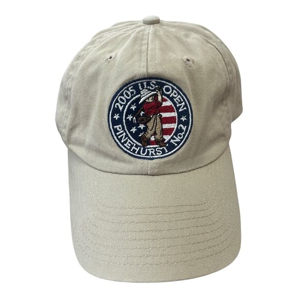 2005 U.S. Open Pinehurst No. 2 Hat – USGA Member Embroidered Cap – Adjustable Kh - Picture 1 of 5